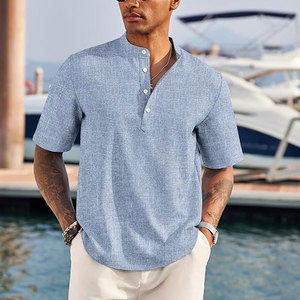 T-shirt unisexe personnalisé en polyester/coton surdimensionné de 280 g/m², manches courtes, devant uni, décontracté, logo DIY, haute qualité, couleur unie - Product Image 2