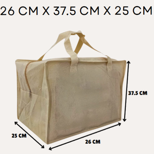 Bolsa personalizada Spunbond Box con cremallera ecológica - Product Image 1