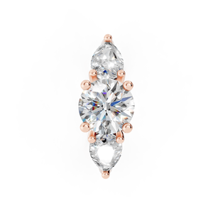 Venta al por mayor de diamantes OEM personalizados cultivados en laboratorio para anillos en oro rosa 10K compromiso de joyería personalizada - Product Image 5