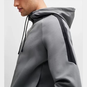 ชุดวอร์มลำลองไซส์ใหญ่สำหรับผู้ชาย ผ้าฝ้ายแท้ 100% ออกแบบโลโก้ได้ตามต้องการ คอฮู้ด คุณภาพดี ใส่สบาย ระบายอากาศได้ดี เหมาะสำหรับฤดูหนาว - Product Image 4