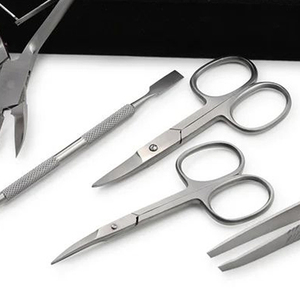 Ensemble de 6 lames incurvées de qualité supérieure ensemble de manucure et de pédicure pour le soin des ongles des doigts acier inoxydable japonais fini mat 2026 - Product Image 5