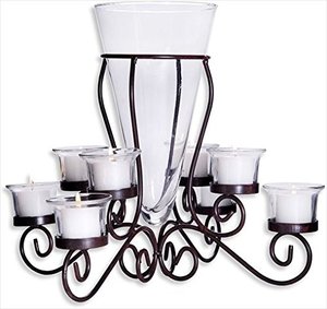 Bougeoir en cristal, décoration de la maison, autre support de bougie brillant, pour l'intérieur et l'extérieur - Product Image 3