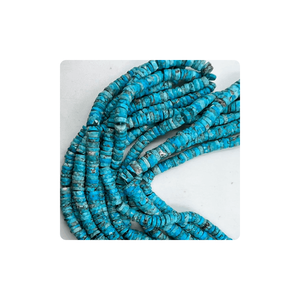 Vente en gros 7-10mm perles Heishi à facettes en marcassite de qualité supérieure couleur rose forme de niveau 14 pouces fabrication de bijoux pierres précieuses brutes - Product Image 3