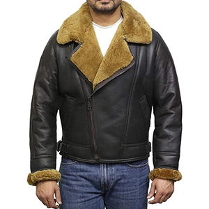 Nouvelle saison 2025 Blouson aviateur en cuir pour homme avec broderie sur toile, capuche, style urbain tendance, chaud, noir, pour l'hiver et l'extérieur - Product Image 5