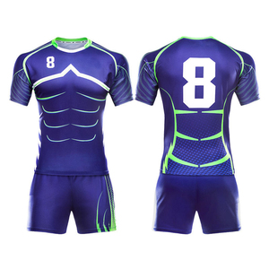 Logotipo personalizado Nuevo uniforme del club de fútbol 100% Poliéster Sublimación Imprimir Ropa de fútbol para la venta-Conjuntos de camisetas de uniformes de fútbol - Product Image 1