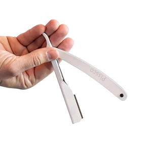 Navaja de Afeitar Plegable para Barba, Herramienta de Barbería, Depilación Masculina, Maquinillas de Afeitar de Acero Inoxidable, Navaja de Seguridad de Filo Recto - Product Image 4