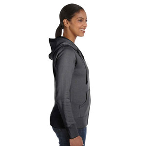 เสื้อฮู้ดดี้ผ้าฝ้ายแท้ 100% หนานุ่ม คุณภาพสูง ซิปหน้า บุซับในกันหนาว ย้อมสีแบบ Garment Dyed เป็นมิตรต่อสิ่งแวดล้อม สำหรับผู้หญิง - Product Image 6