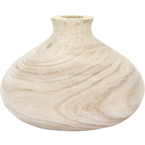 Hot Selling Modern Wood Vase New Arrival Natural Wooden <b>Table</b> Vase for Home Decor New Release From India - Product Image 1