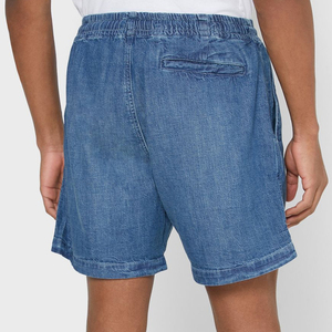 Short de survêtement personnalisé pour hommes polaire French Terry 5 pouces entrejambe 100% coton pour hommes lavage à l'acide Shorts en coton pour hommes Shorts couleur unie - Product Image 3
