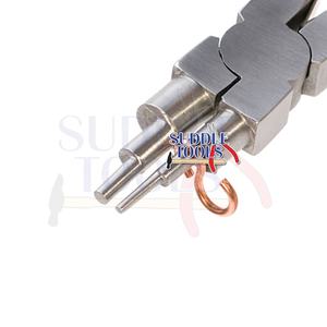 Alicates de bobinado maestro de acero inoxidable 6 en 1, multi-tamaños, 6 pasos para hacer bucles en alambres de 2-4-7 MM y 3-5-9 MM, herramientas de joyería para hacer bails D - Product Image 3