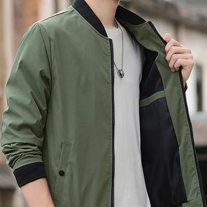 Chaqueta Deportiva Ligera Informal con Capucha para Hombre, para Invierno, de Manga Larga, con Cierre, Cuello de Béisbol, Secado Rápido, Transpirable, con Bolsillos - Product Image 3