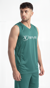 Maillot de basket-ball marron premium pour les équipes de compétition, les clubs d'entraînement, vêtements en maille respirante - Product Image 3