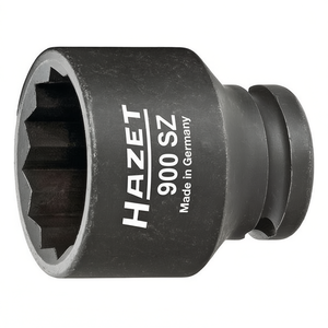 Hazet 1/2'' <b>12</b>-<b>Point</b> Square <b>Socket</b> with Traction Profile and Borehole - Product Image 2