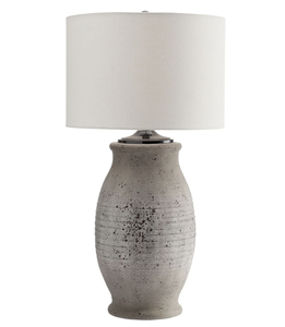 Lámpara de terracota hecha a mano de estilo moderno de lujo con pantalla de lámpara de cerámica de Color blanco acentuado con acabado antiguo para decoración del hogar - Product Image 4