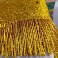 Bordure à franges en fil métallique pour vêtements, taille personnalisée, écologique, durable, lavable, vente en gros, prix abordable