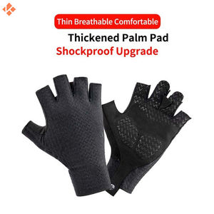 ถุงมือปั่นจักรยาน WEST BIKING ถุงมือปั่นจักรยานแบบครึ่งนิ้ว ลดแรงกระแทก อุปกรณ์ถุงมือปั่นจักรยานแบบนิ้วสั้น - Product Image 5