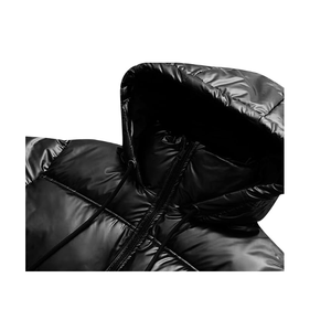 Veste en duvet à capuche personnalisée de créateur vintage pour femmes pour les sports d'hiver et le divertissement veste de sport d'hiver brillante - Product Image 3