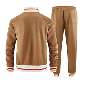 Men Track Suits Sets Long <b>Sleeve</b> Full-zip Sweat suit Active Jackets and Pants ,Full <b>Sleeves</b>, Self Cuff Styled - Product Image 2