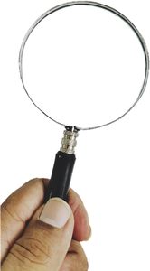 แว่นขยายสำหรับอ่านหนังสือด้วยการพิมพ์ดิจิตอล เลนส์แก้วใส ด้ามจับที่แข็งแรง ตัวช่วยอ่านหนังสือแบบตั้งโต๊ะแบบคลาสสิก ปกป้องดวงตา - Product Image 3