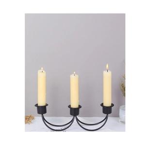 Modern minimalist metal <b>candle</b> holders for tealight <b>taper</b> and pillar <b>candles</b> ideal for home office bedroom decor - Product Image 4