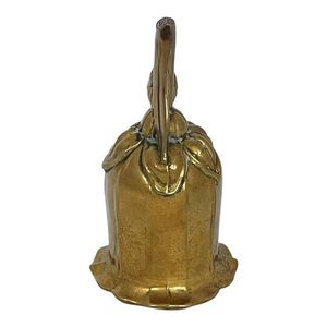 Campana con mango de latón Campana de mano de latón de nuevo diseño Con mango de nuevo diseño Campana de peón de metal de nueva apariencia para oficina en precio al por mayor - Product Image 1