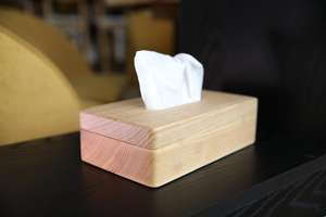 Boîte à mouchoirs en noyer de luxe | Porte-papier en bois pour salle de bain et salon | Mallette de rangement de bureau moderne | Organisateur de décoration intérieure - Product Image 5