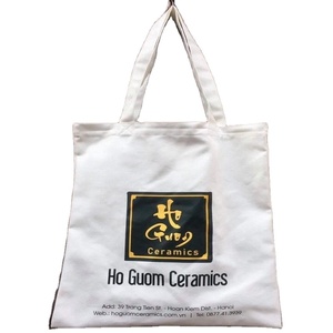 Bolso de lona plegable con diseño de letras ecológico personalizable, bolso de compras con asa de algodón reciclable reutilizable con embalaje de regalo - Product Image 3