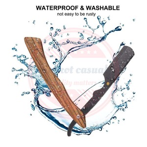 Maquinilla de afeitar recta profesional para hombres \ Maquinilla de afeitar de peluquero de acero inoxidable Cuchillo de afeitar plegable Herramientas de depilación - Product Image 6