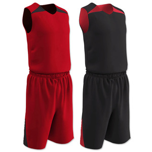 Ensemble d'uniformes de basketball unisexe, légers, 100 % polyester, respirants, à séchage rapide, avec logo imprimé, faible MOQ, nouvelle couleur - Product Image 1