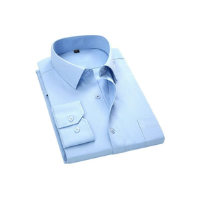 Chemise décontractée pour homme à manches longues, nouvelle conception, automne, slim, en spandex/polyester satiné, respirante, séchage rapide, pour BD - Product Image 6