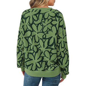 Sudadera Holgada de Corte Largo para Mujer, Silueta Extendida, Tacto Suave, Superficie Lisa, Estilo Moderno en Capas - Product Image 6