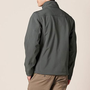 Chaqueta de Invierno Impermeable con Capucha de Lona Premium para Hombre con Logotipo Personalizado, Cuello Alto y Logotipo en la Parte Delantera - Product Image 3
