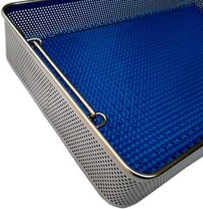 Bandeja de esterilización médica Manual de acero inoxidable de calidad superior Certificado CE Garantía de 3 años Venta al por mayor Hecho a medida Pentax - Product Image 2