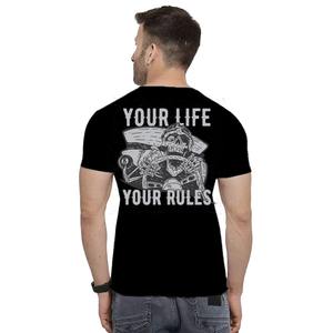 เสื้อยืดผู้ชายผ้าฝ้าย100% พิมพ์ลายกำหนดเองระบายอากาศได้ดีสวมใส่ได้ในชีวิตประจำวัน - Product Image 2