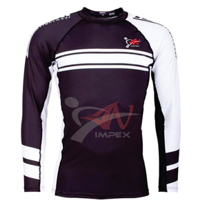 Alta calidad diseño personalizado manga completa Rash Guard DTG sublimado impreso Yoga traje de baño playa Spandex ropa de gimnasio al aire libre - Product Image 5