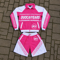 Veste de survêtement vintage DCY Gym zippée, imprimée avec strass, en nylon polaire, légère, 2-en-1, pour homme, idéale pour la course à pied, conception OEM