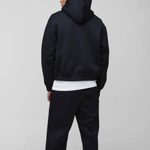 Chándal de gran tamaño para hombre con etiqueta privada personalizada de alta calidad, último diseño con teñido liso para la temporada de invierno - Product Image 2