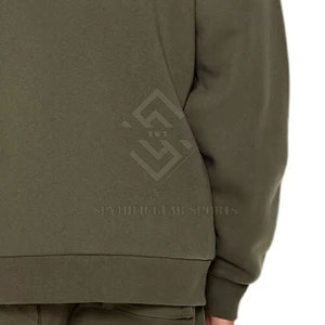 Sweat-shirts à capuche en molleton de coton et polyester de haute qualité, écologiques, respirants, décontractés, unis, pour hommes, personnalisables, faible MOQ - Product Image 6