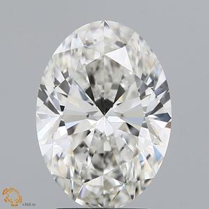 IGI forma ovalada corte blanco 3,17 Ct laboratorio cultivado Diamante Suelto para anillo de compromiso H Color VS1 claridad Diamante Suelto para joyería - Product Image 1