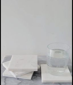 Thanh lịch bằng đá cẩm thạch trắng đế lót ly placemats sang trọng Bộ đồ ăn cho nhà bếp biệt thự phòng khách phong cách trang trí nội thất tốt nhất giá bền - Product Image 3