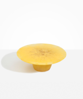 Artizon Studio Plateau à gâteau en résine de designer européen, 10 pouces, effet marbre, fait main, passe au lave-vaisselle, couleur personnalisée, durable