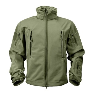 Veste en toile softshell fine en fausse fourrure de haute qualité pour homme, imperméable, respirante, coupe-vent, col montant, style hiver disponible - Product Image 1