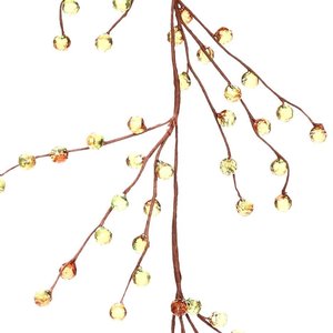 Guirlande en cristal orange de 110cm pour décoration et attrape-soleil - Product Image 2