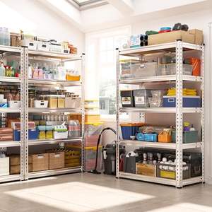 Estantería Metálica Galvanizada de 5 Niveles, Sin Pernos, para Almacenamiento en Garaje, Hogar o Almacén - Product Image 5