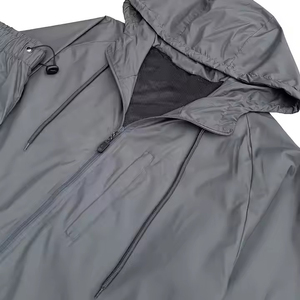 ชุดเสื้อกันลมสำหรับเด็กผู้ชายชุดวอร์มใส่สบายเสื้อกันลมสำหรับใส่ทำงานมีโลโก้ - Product Image 2