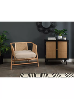 Chaise en rotin de haute qualité pour usage intérieur et extérieur, meuble d'appoint élégant pour chambre, salon, salle à manger, bureau à domicile