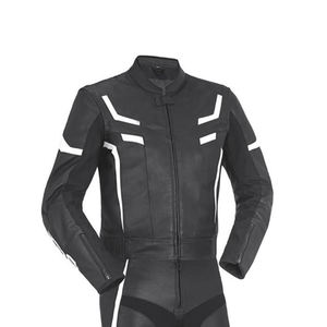 Équipement de sécurité pour la conduite - Vestes en cuir pour hommes, séchage rapide, design imprimé, protection été/hiver - Product Image 4