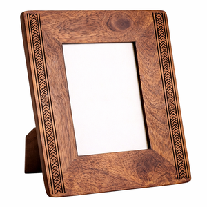 hot selling Decorative Wooden Photo <b>Frame</b> Set <b>with</b> Laser Engraving Elegant and Customizable for Gifts and Home Decor - Product Image 5