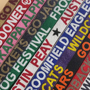 Hermosa Correa de Bolso con Cuentas, Correa de Bolso Personalizada, Estilo Moderno y Lindo con Cadena Desmontable, Acrílico y Algodón 2025 - Product Image 1