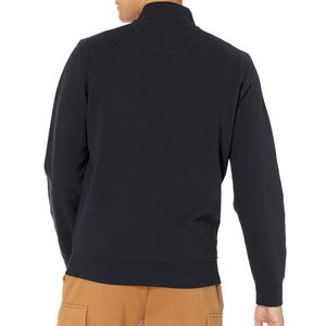 Sweat-shirt de haute qualité à demi-fermeture éclair pour hommes sweat-shirts respirants en polyester uni de grande taille pour hommes vente en gros - Product Image 6